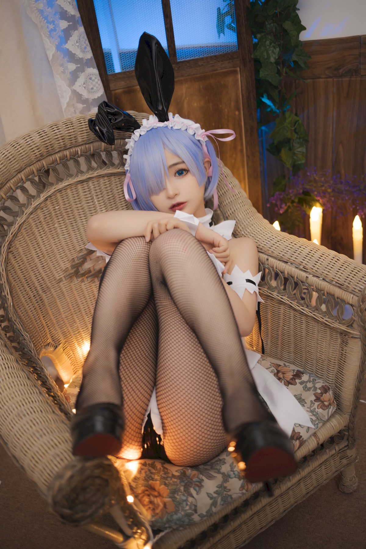 转载 Cosplay 蕾姆兔女郎 21