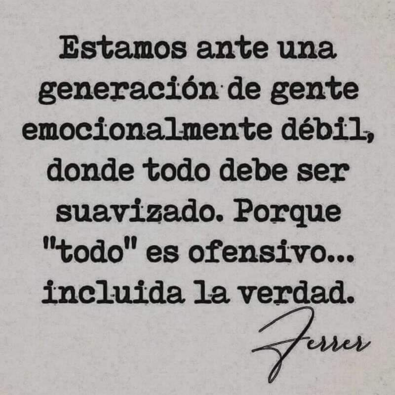 La generación emocionalmente débil