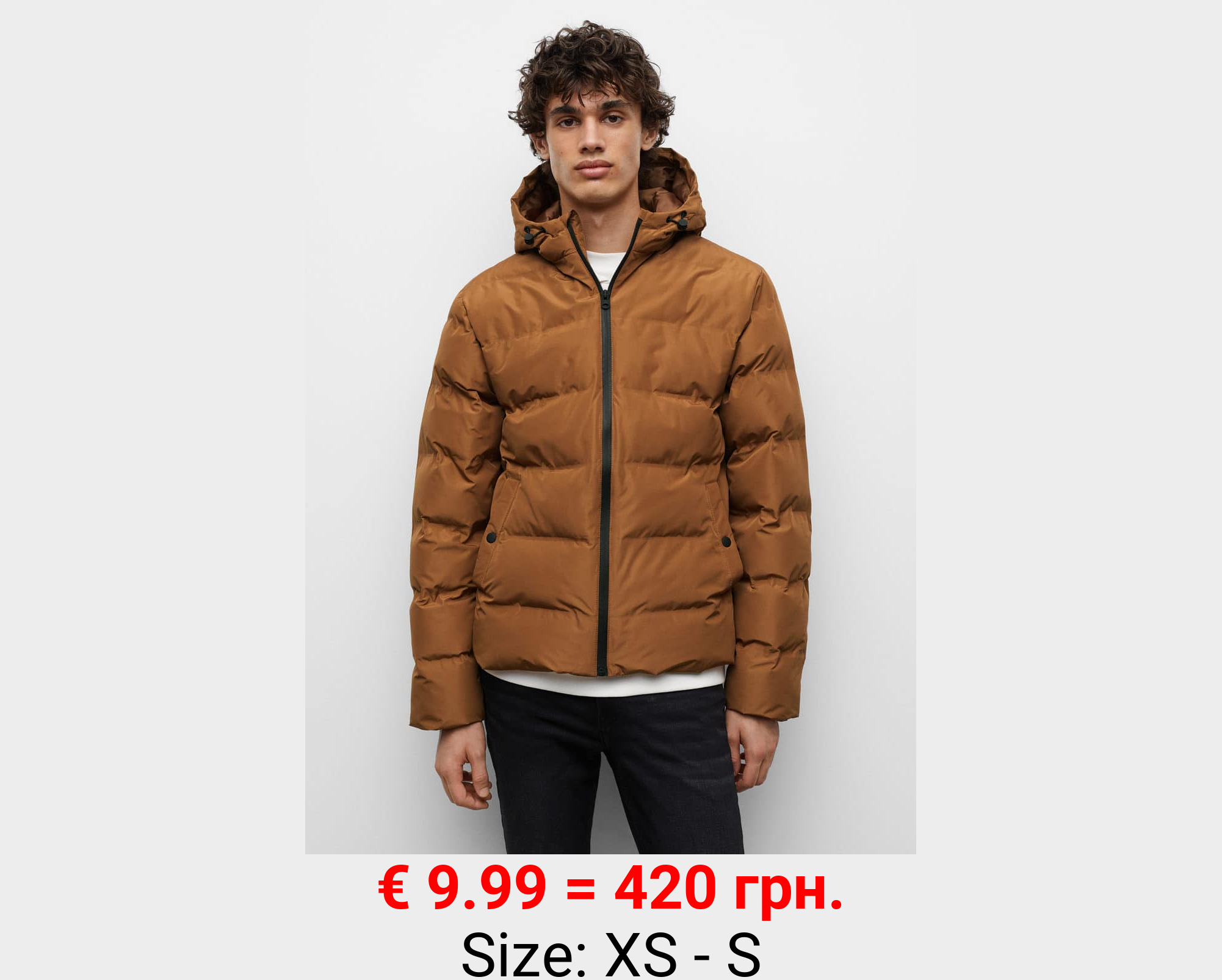 Anorak acolchado capucha