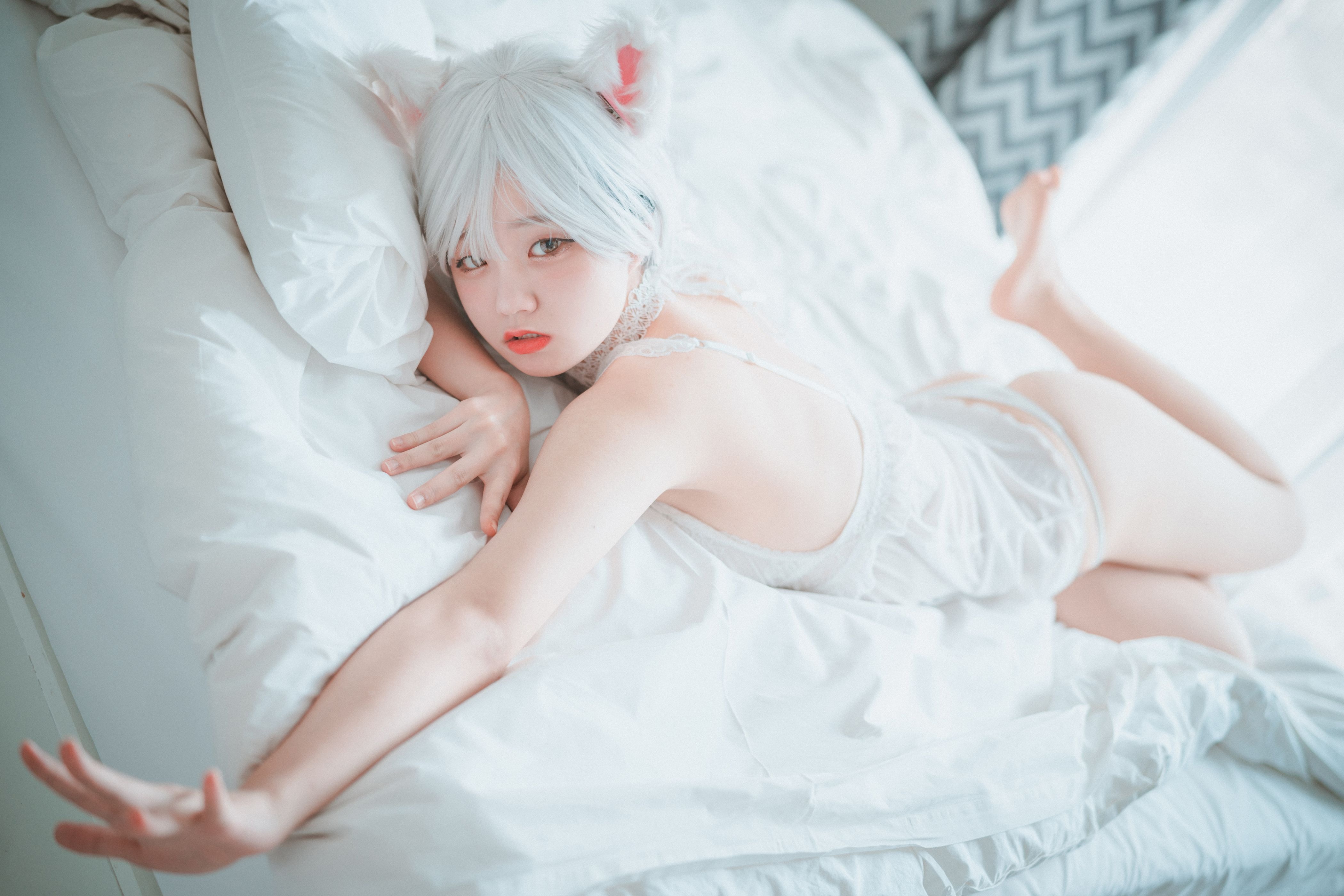 Jenny (정제니) - [DJAWA] Schwarz und Weiß Katzenmädchen [66P-463MB] 8