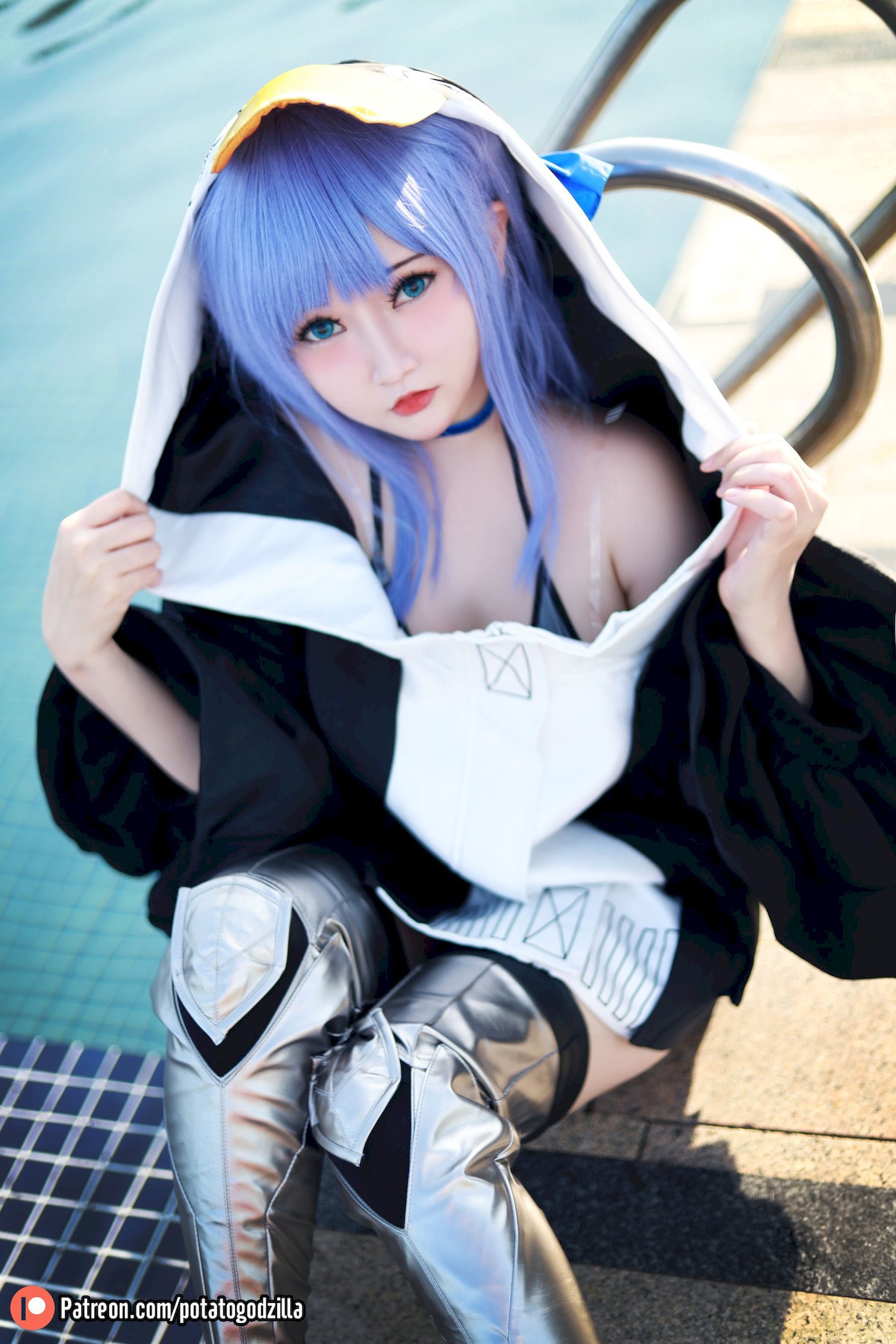 Potato Godzilla Cosplay 水着メルトリリス 13