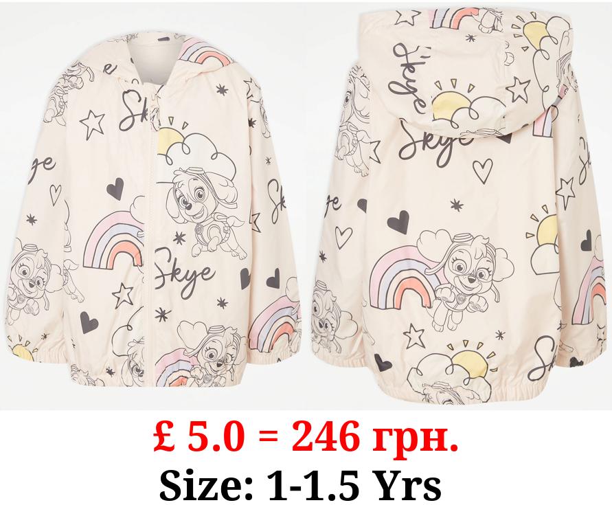 PAW Patrol Pink Lightweight Shower Resistant Mac