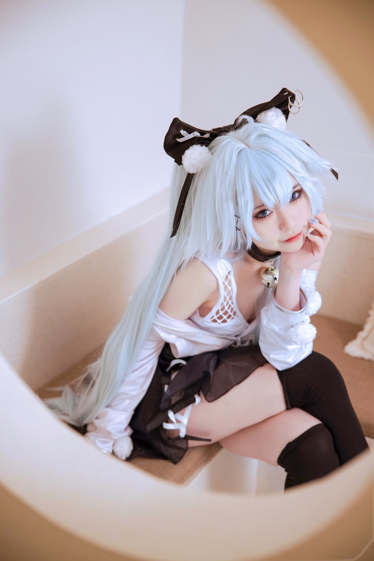 Cosplay G44不会受伤 芙洛伦白情 20