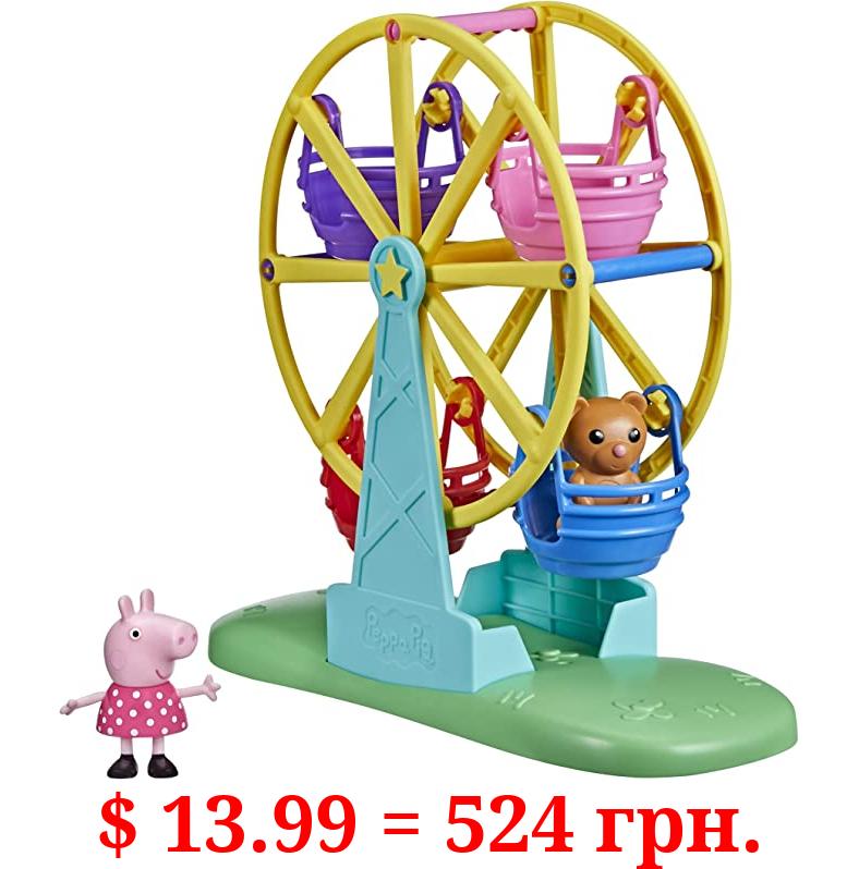 Peppa Pig Peppa’s Adventures Peppa’s Ferris Wheel Playset Preschool Toy Figure and Accessory for Kids Ages 3 and Up
