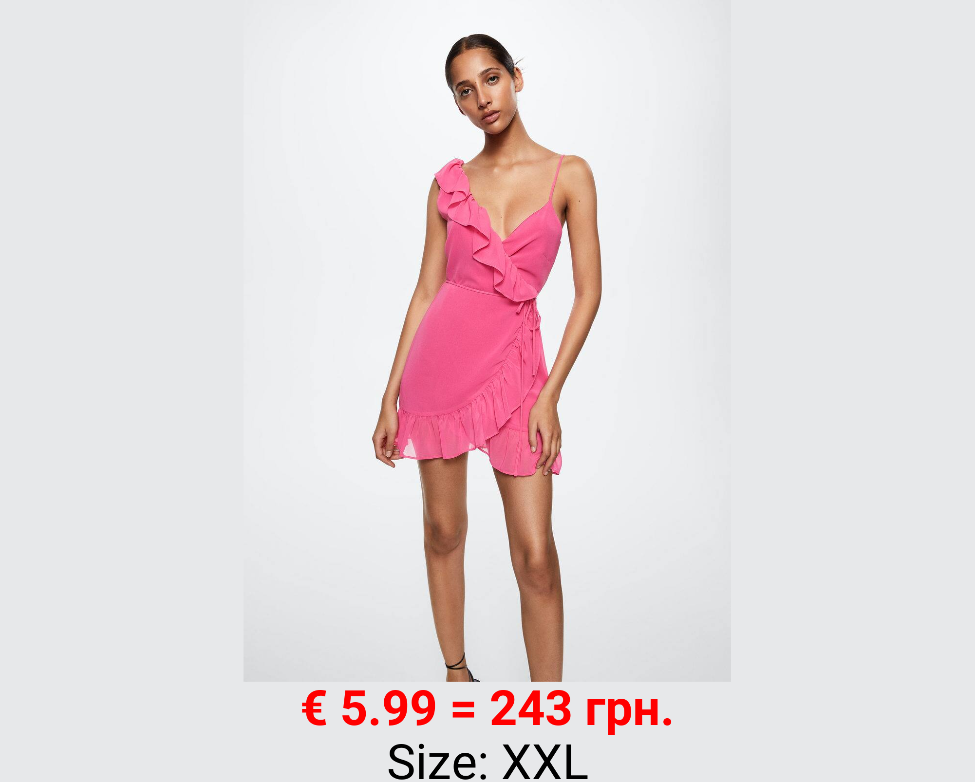 Vestido escote asimétrico