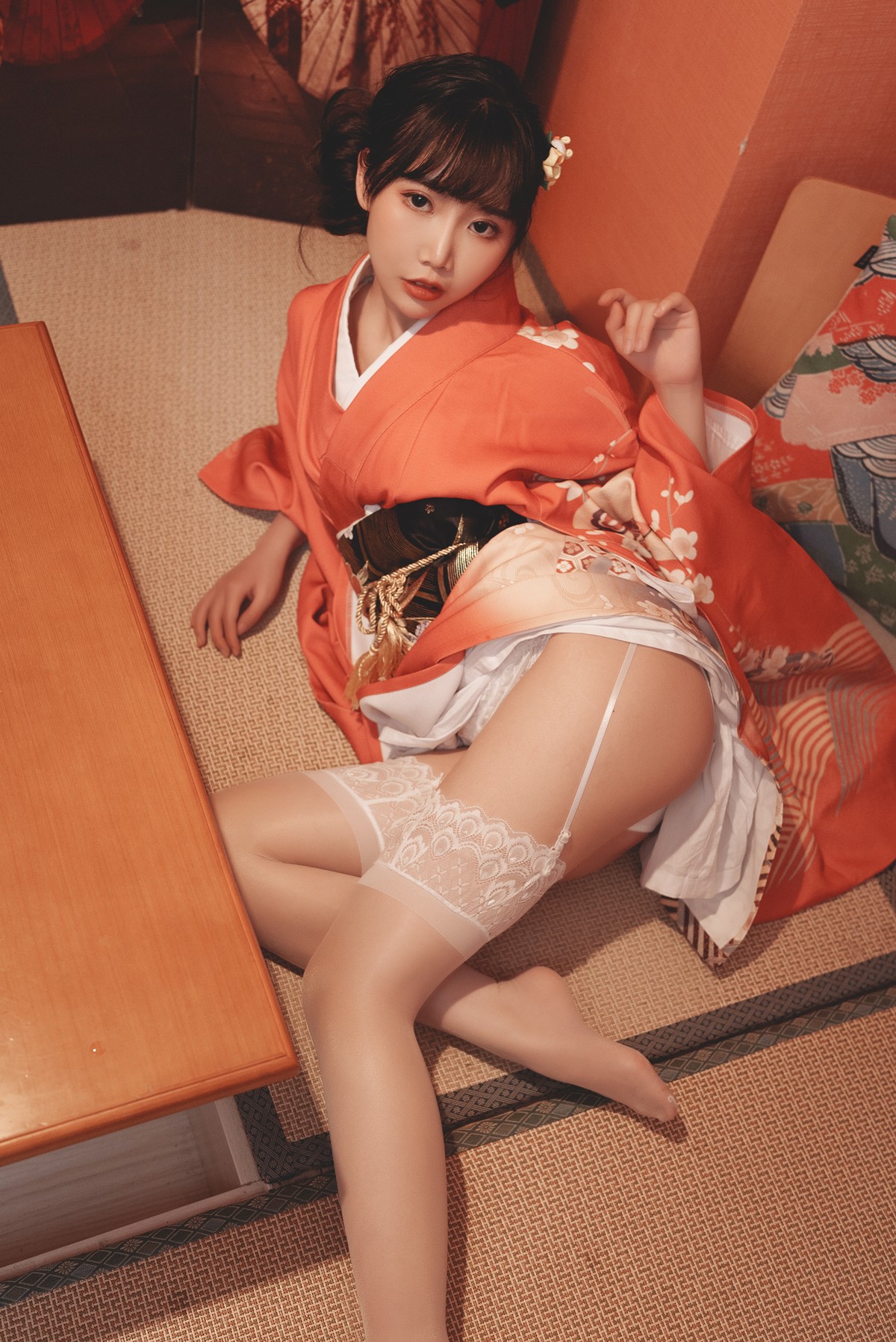 Cosplay 面饼仙儿 饼子和服内景 18