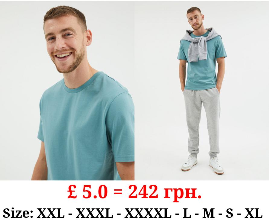 Teal Crew Neck T-Shirt