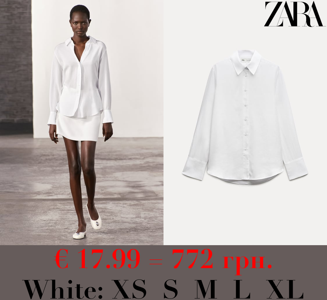 ZW COLLECTION STRAIGHT FLOWING SHIRT