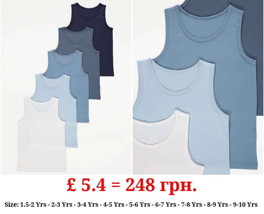 Cotton Vests 5 Pack