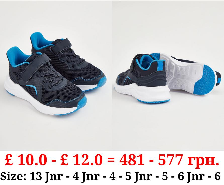 Navy Mesh Sports Trainers