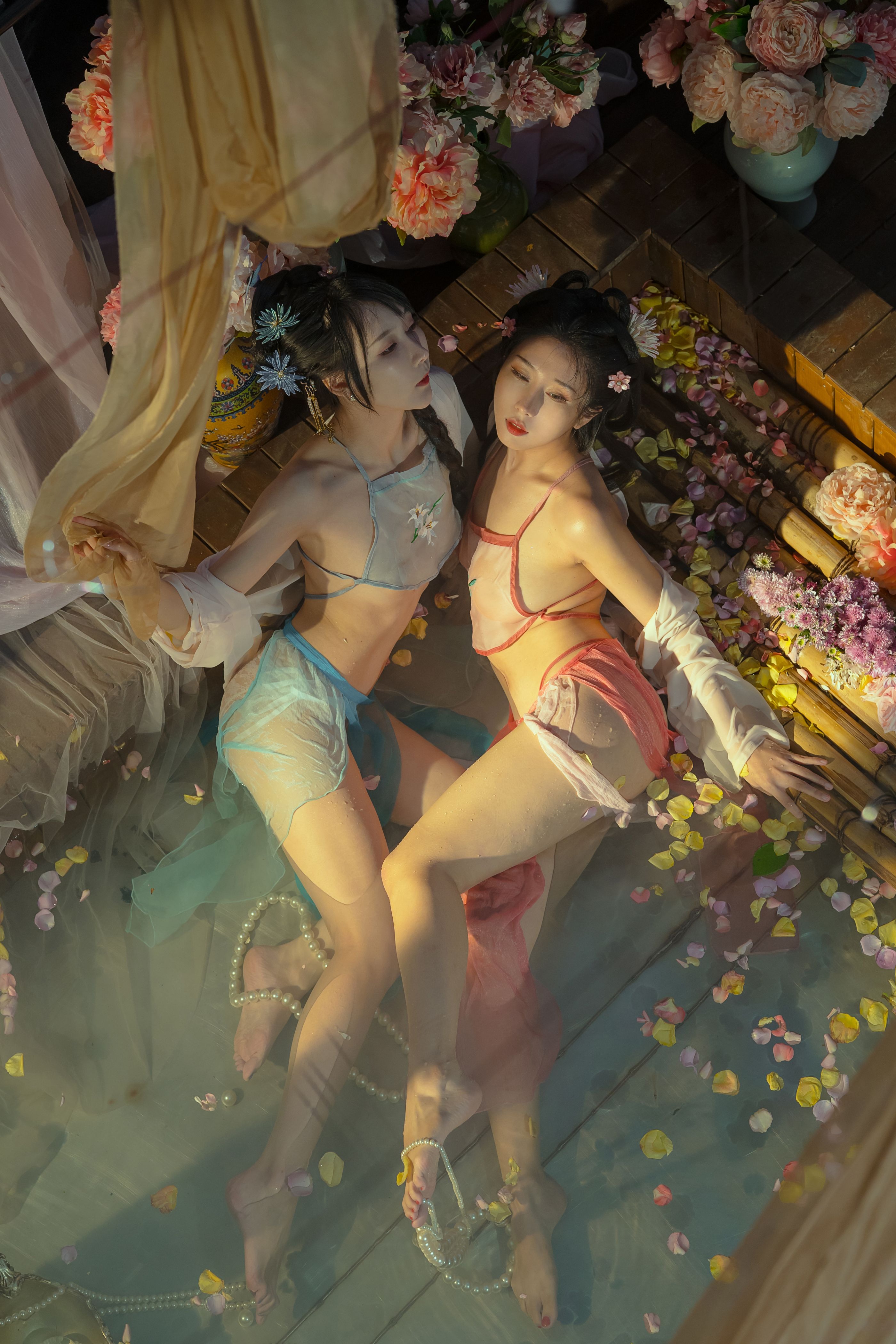 云溪溪 奶桃桃&予十七水池 15