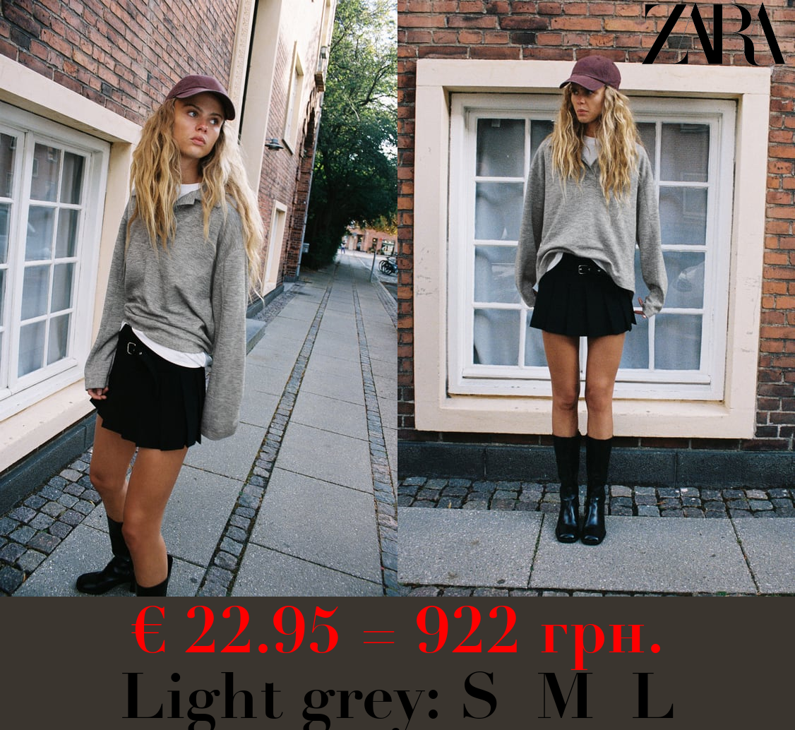 SOFT POLO SWEATSHIRT