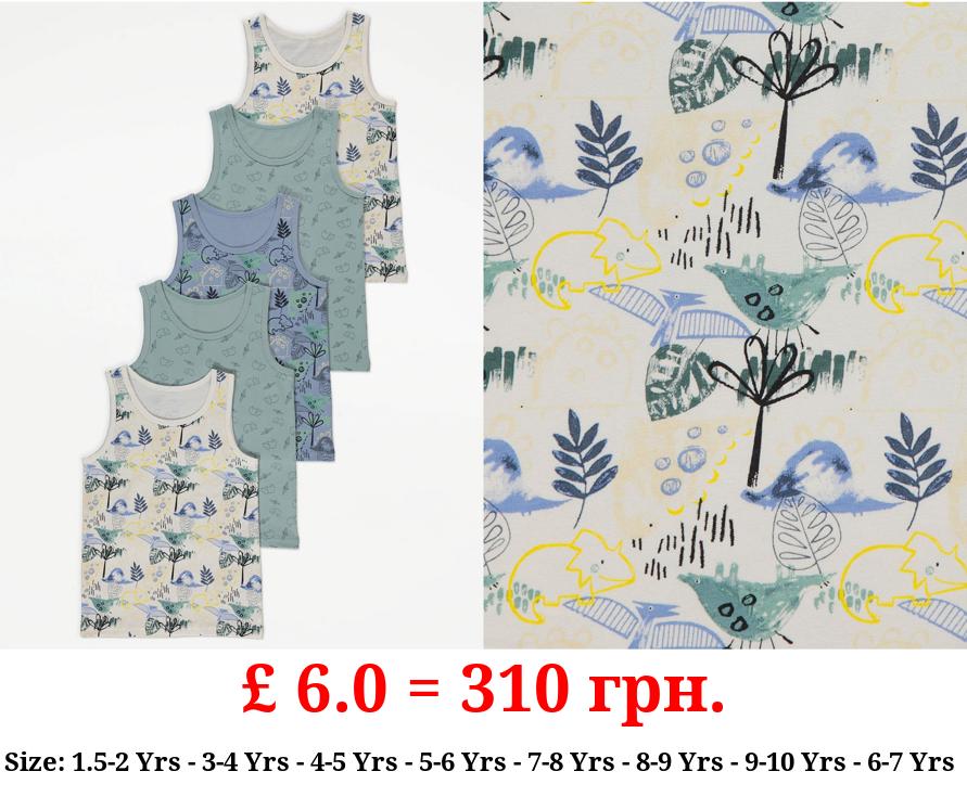 Dinosaur Vests 5 Pack