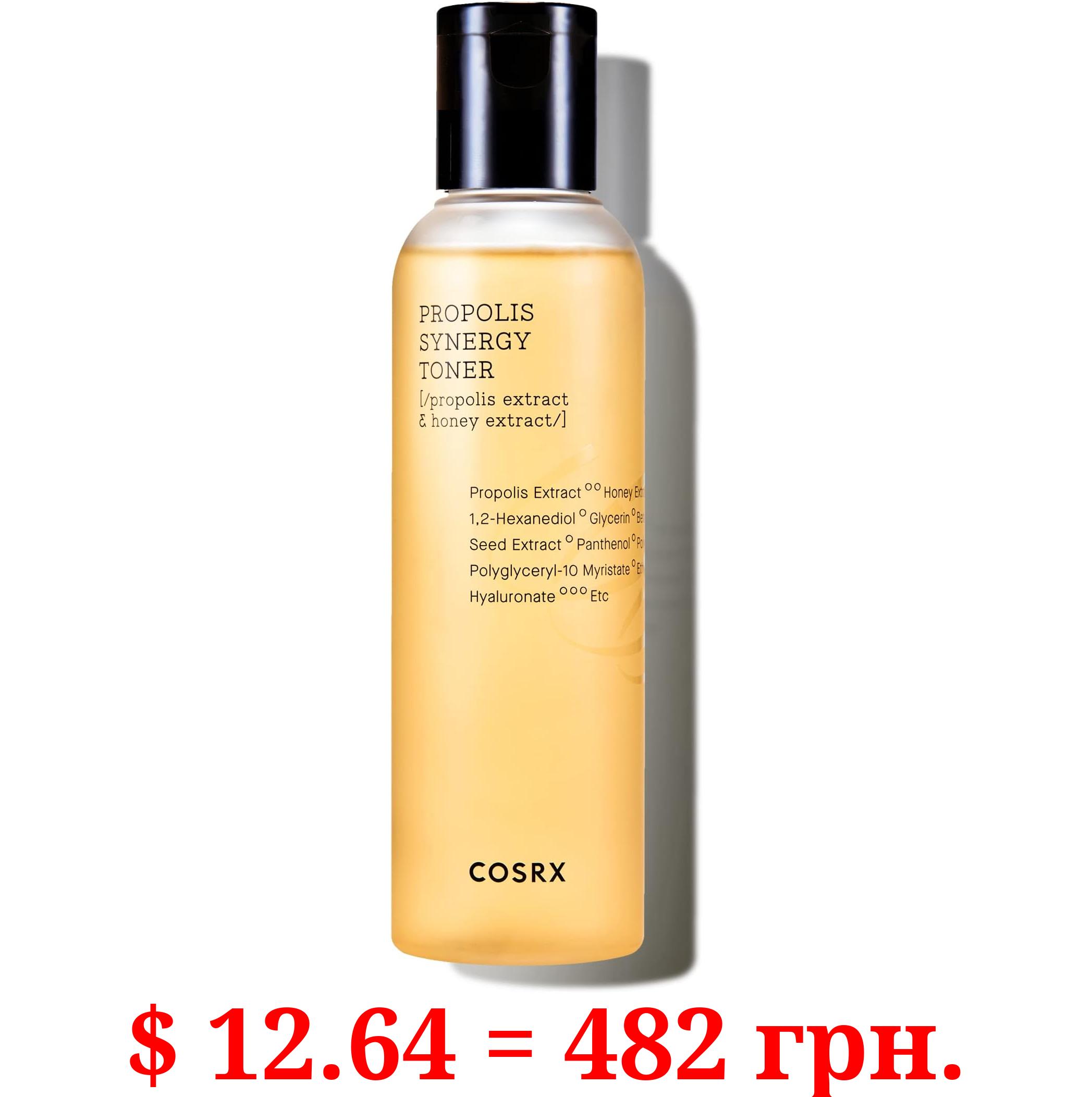 COSRX Full Fit Propolis Synergy Toner, 150ml / 5.07 fl.oz | Instant Moisture Boosting Toner, Propolis 72.6% Honey 10.7% Panthenol, Korean Skin Care