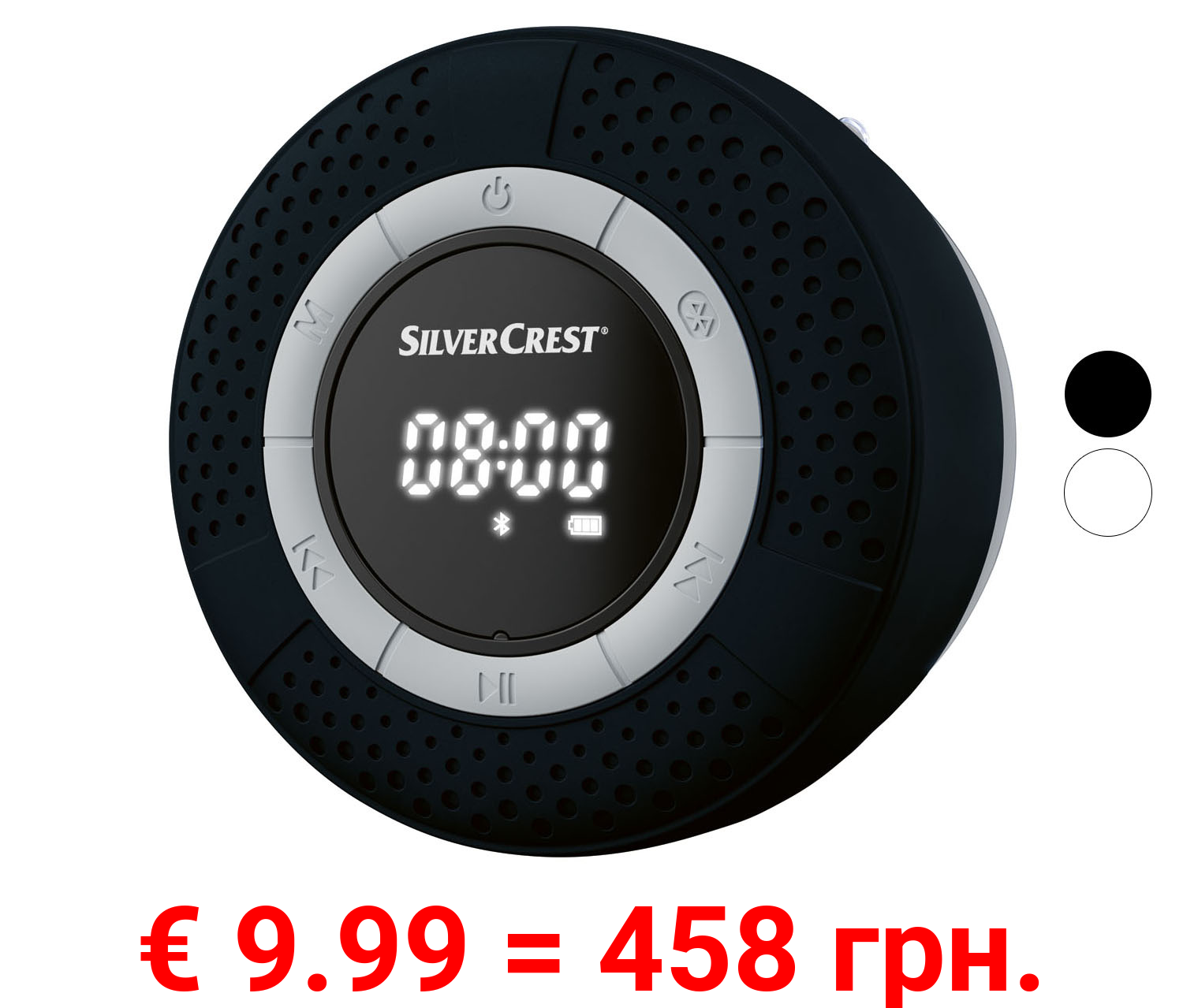 SILVERCREST® Bluetooth® Bad Lautsprecher »SBL 3 D2«, mit Saugnapf