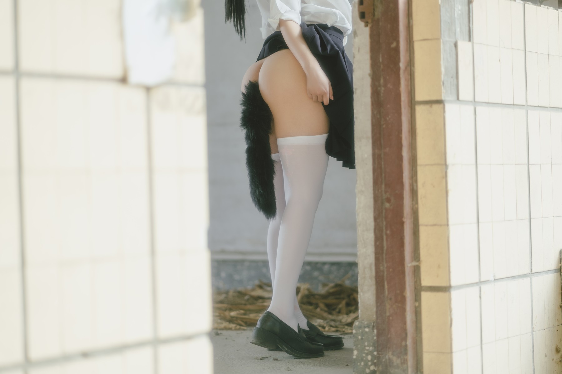 桜井宁宁 Cosplay 废墟jk 25