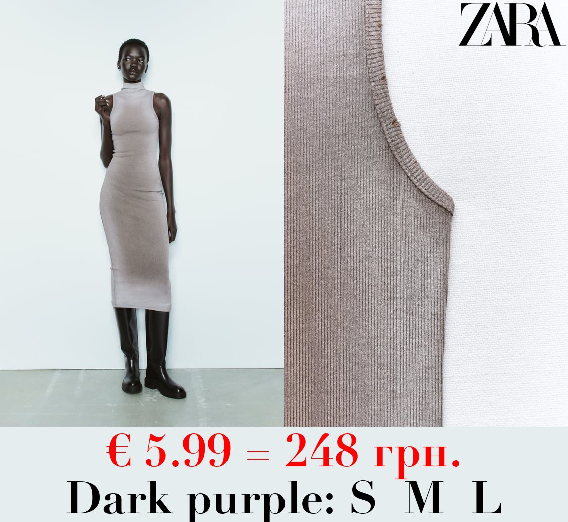 FADED SPRAY-EFFECT DRESS