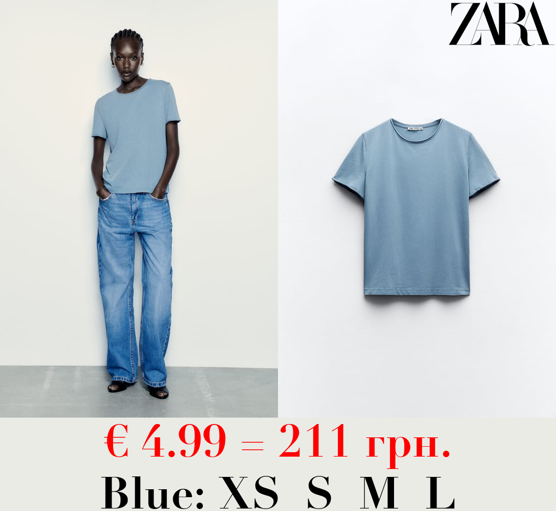 FITTED FADED T-SHIRT