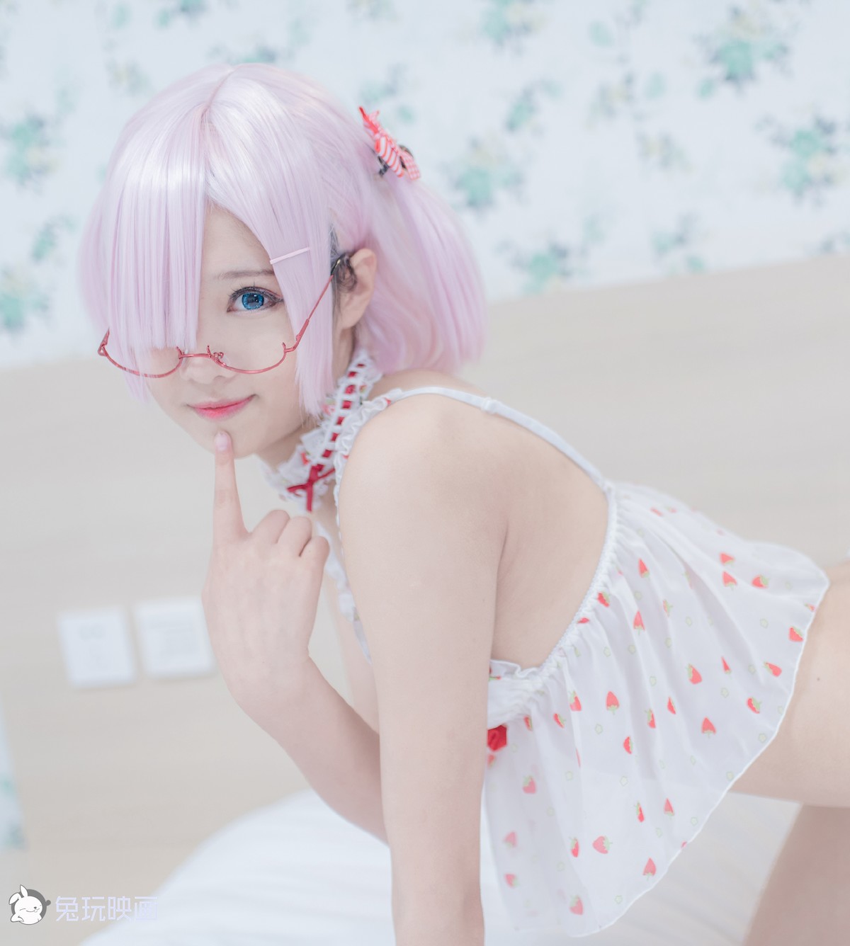 Cosplay 兔玩映画 草莓裙 32
