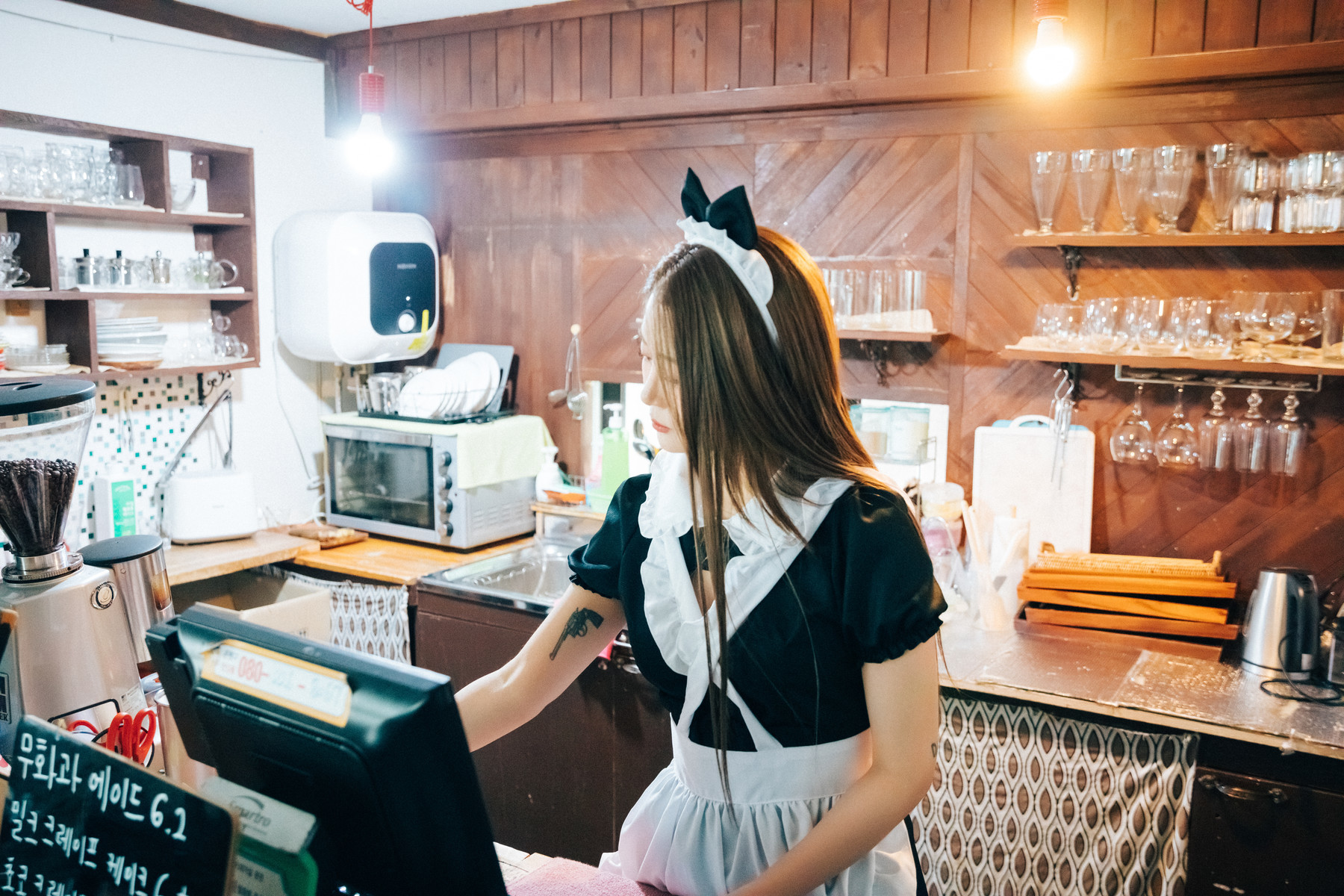 Jeong Bomi 정보미, [Loozy] Maid Cafe +S.Ver Set.03 4