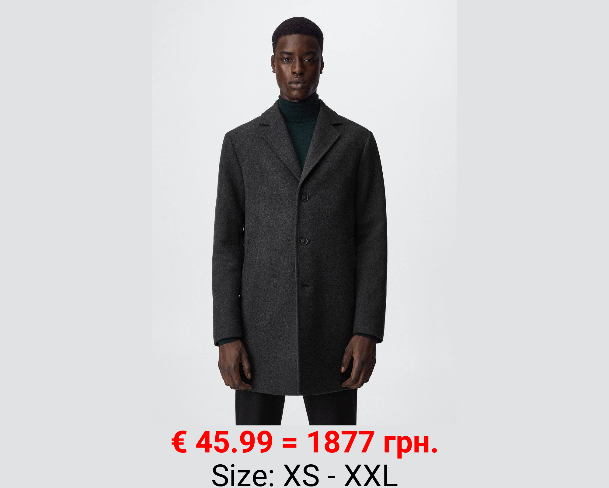 Abrigo lana reciclada