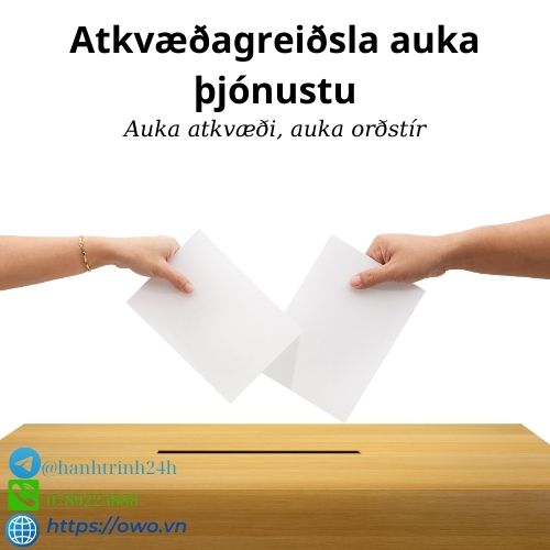 Atkvæðagreiðsla auka þjónustu: Atkvæðagreiðslan eykur þjónustu, þar sem allir eiga að hafa rödd sína í lýðræðislegum ferlum.