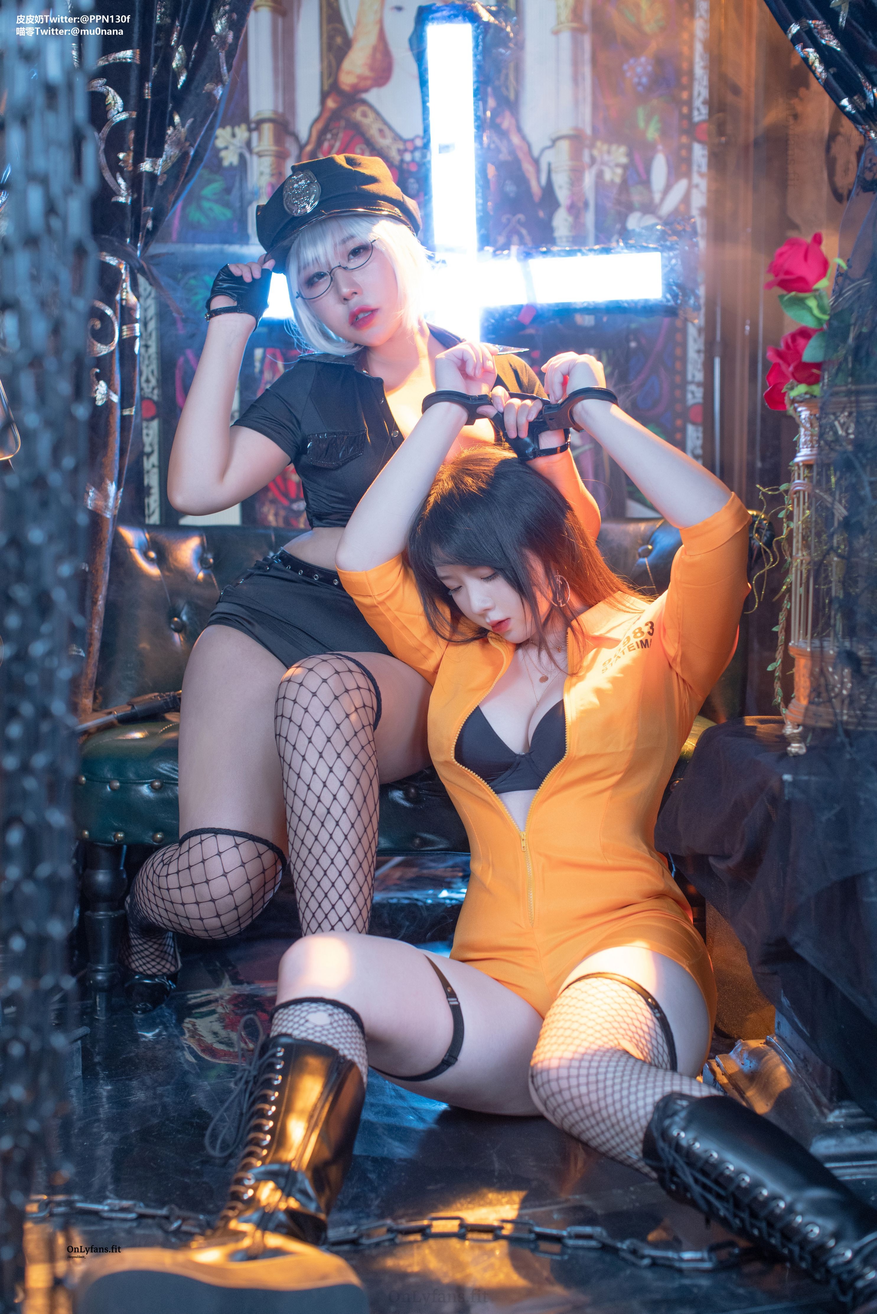 皮皮奶可可爱了啦 - NO.47 &喵零 - 匪警 [60P-0.98GB] 18