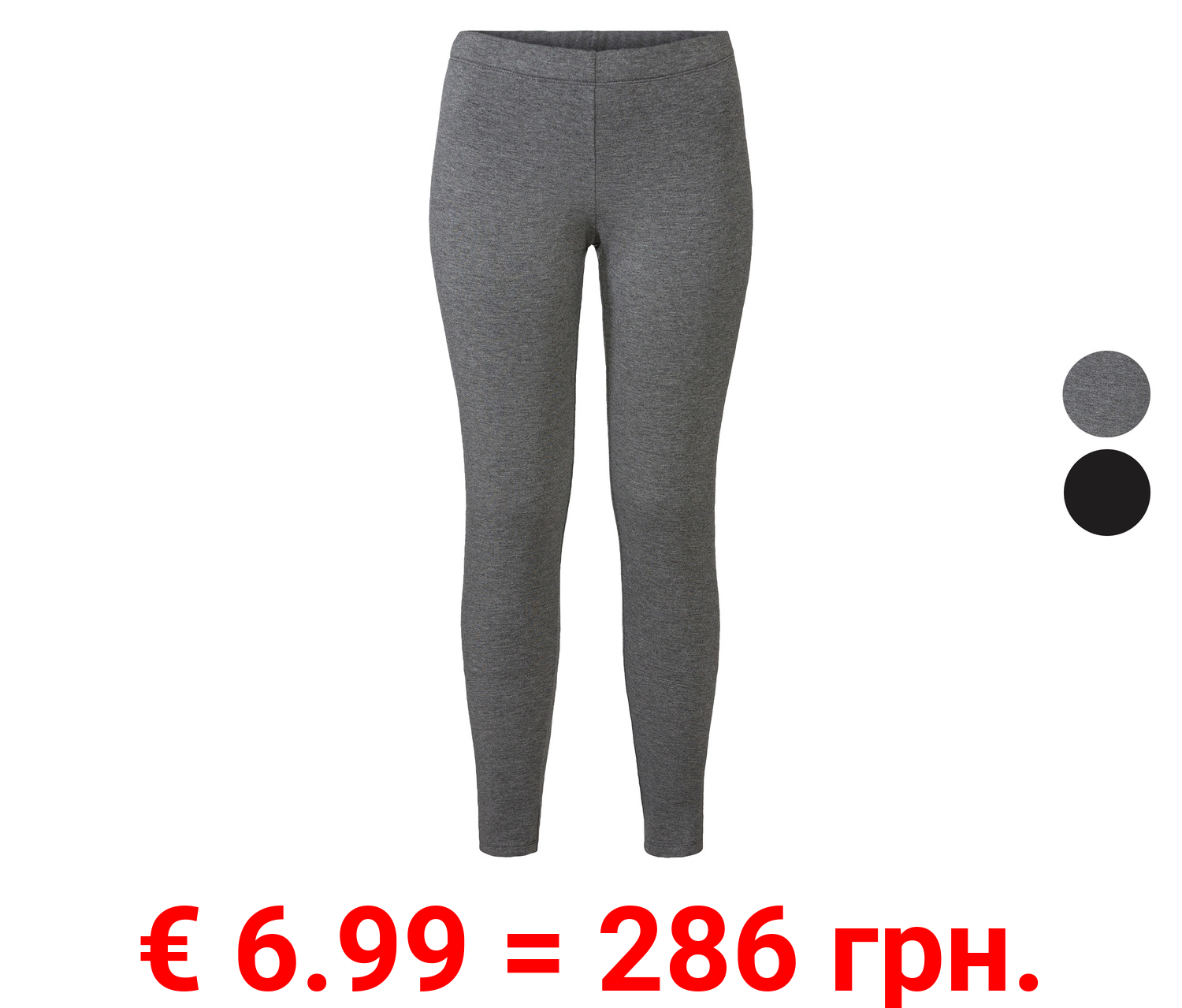 esmara® Damen Thermo-Leggings, mit Gummizugbund