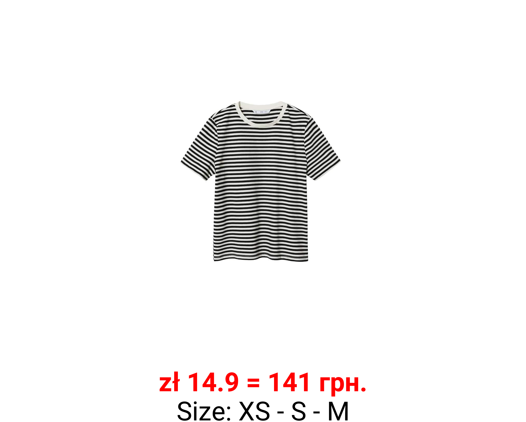 Camiseta algodón rayas