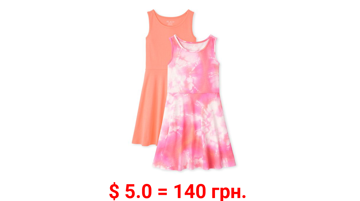 The Children's Place Girls Tank Dresses, 2-Pack, Sizes 5-16