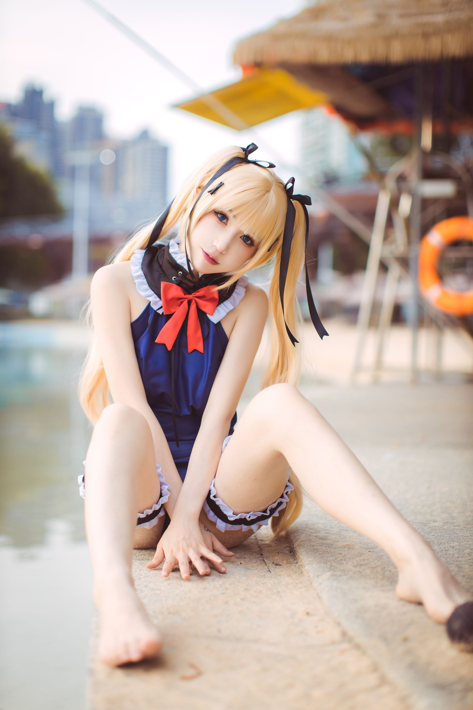 [福利COS]_Coser衣衣_-_玛丽萝丝泳装-写真图集共30P 6