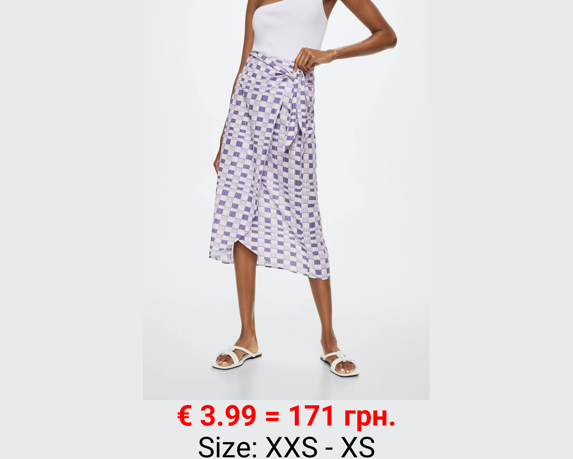 Falda estampado geométrico