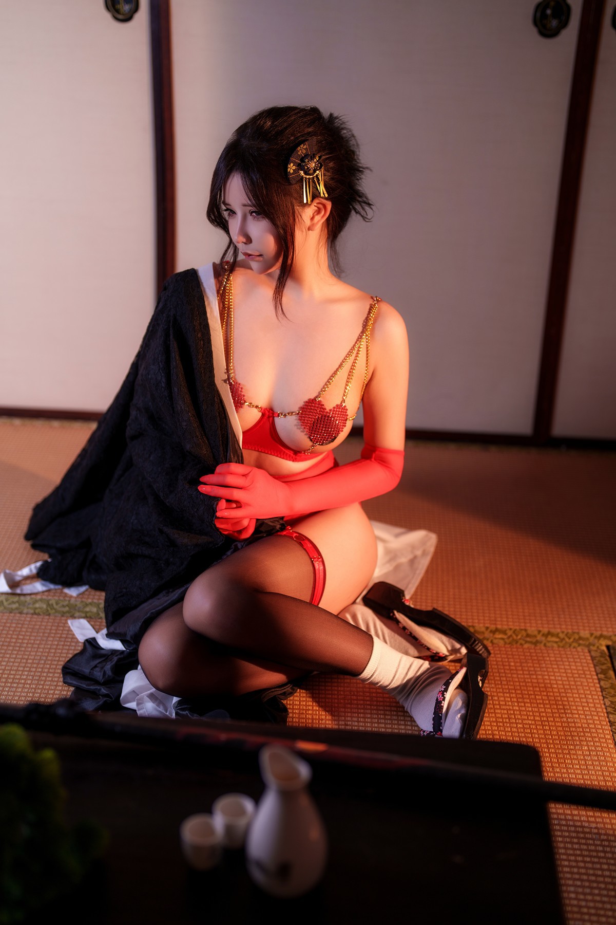 Cosplay 抱走莫子aa 未亡人太太 17