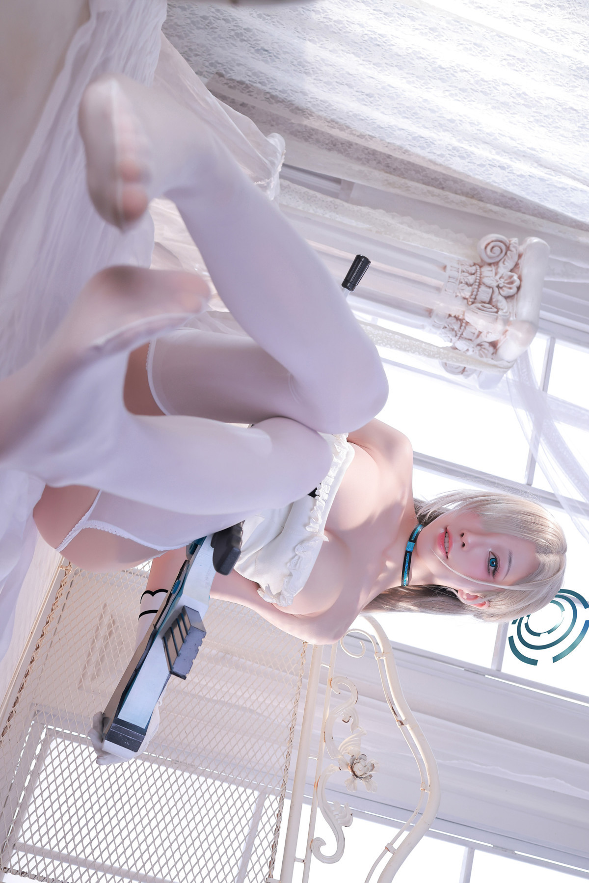 Cosplay 水淼Aqua 碧蓝档案 一之濑明日奈女仆B Set.04 27