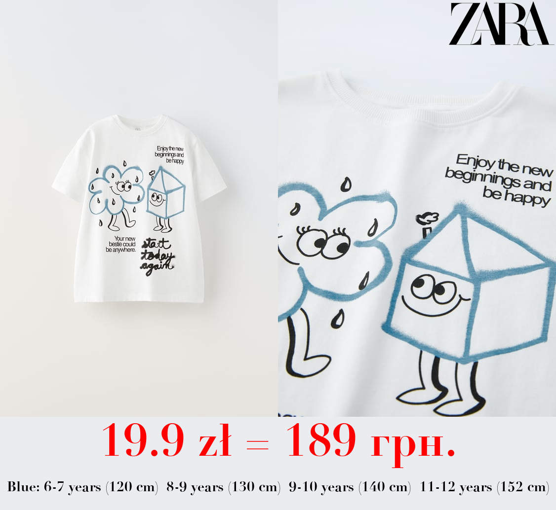 GRAFFITI PRINT T-SHIRT