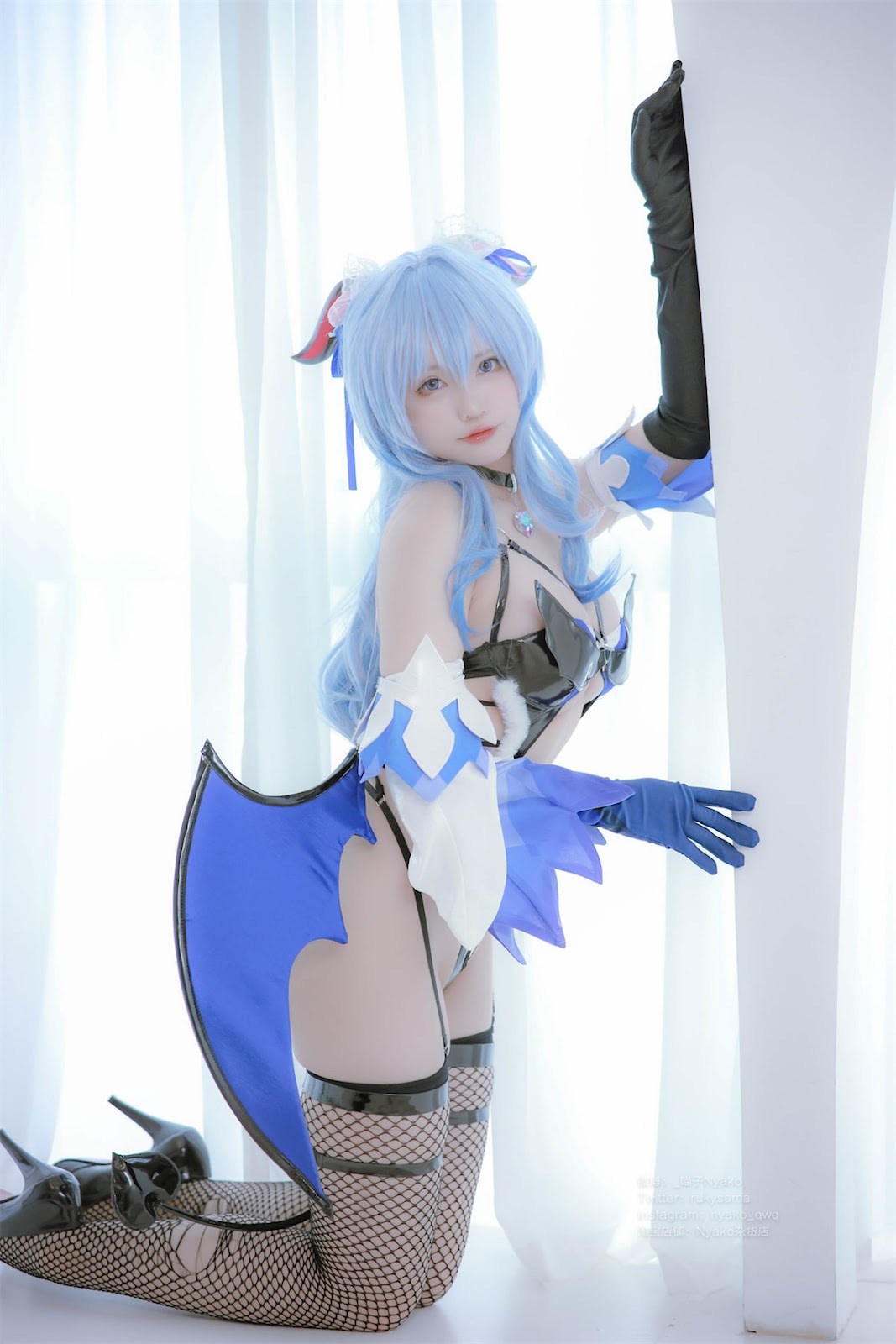 Cosplay Nyako喵子 原神 甘雨魅魔 76