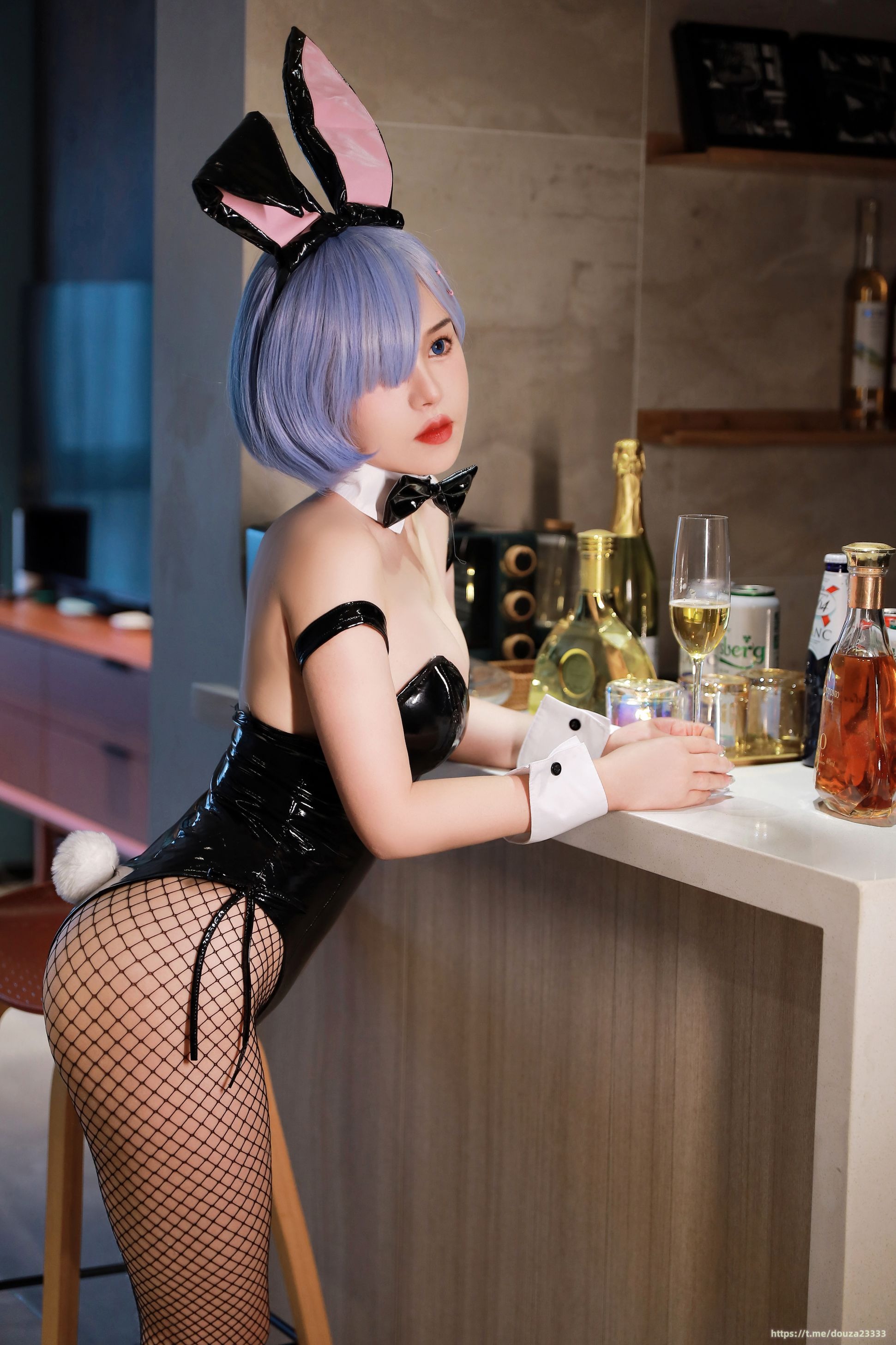 桃暖酱 雷姆兔女郎 19