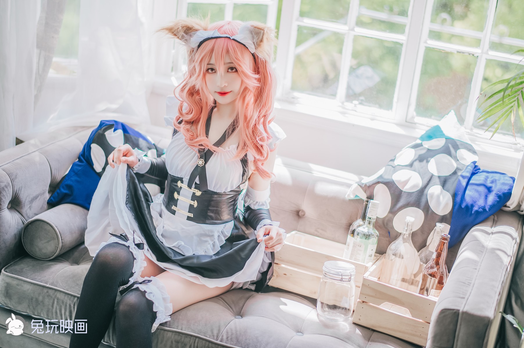 Cosplay 兔玩映画 女仆玉藻前 19