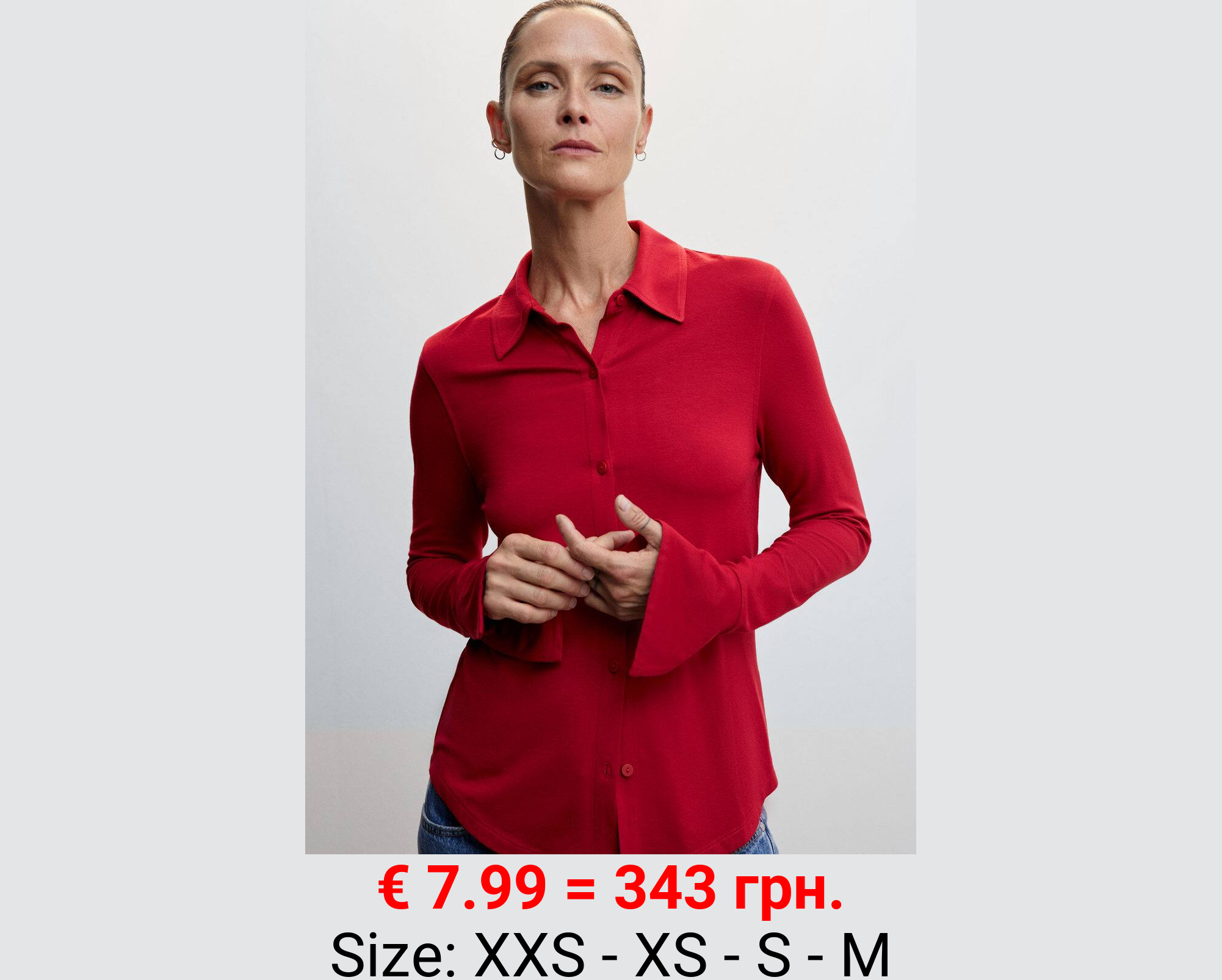 Camisa fluida botones