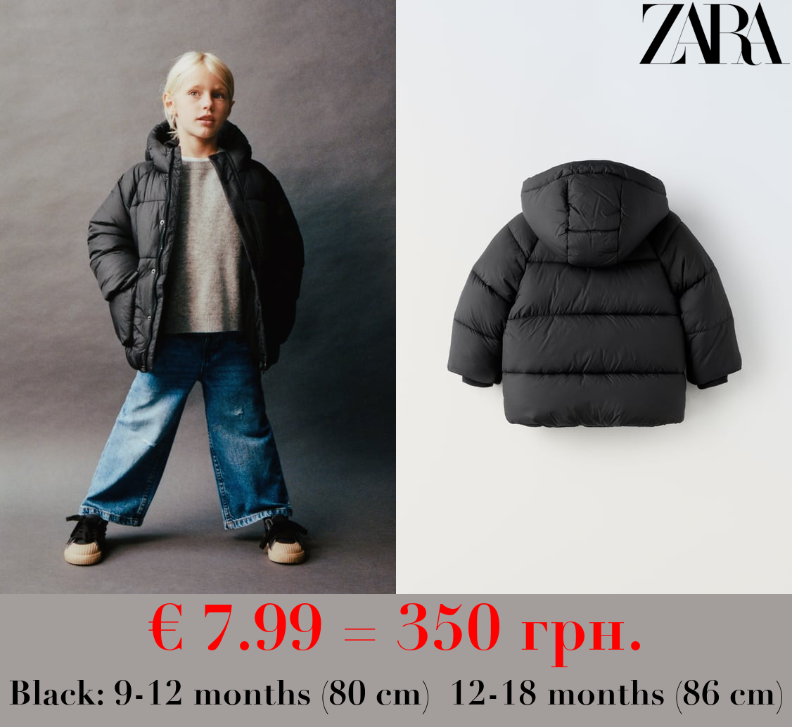 WATER-REPELLENT PUFFER COAT
