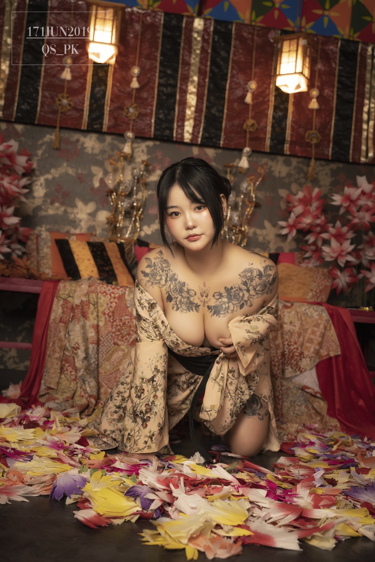 Jeon BoYeon 전보연, [SAINT Photolife] BoYeon Yukata Set.01 13