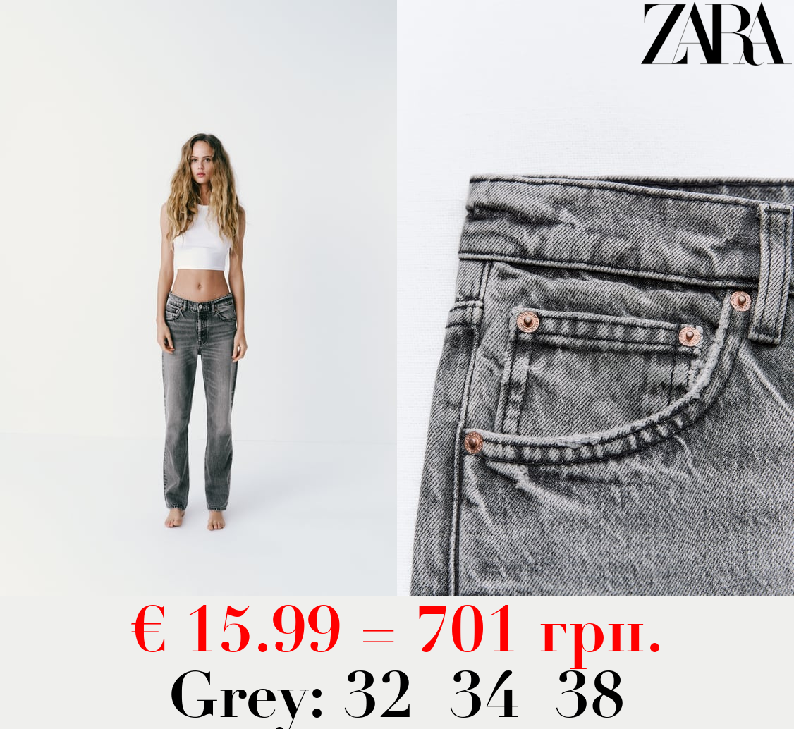 TRF BOYFRIEND LOW-RISE JEANS