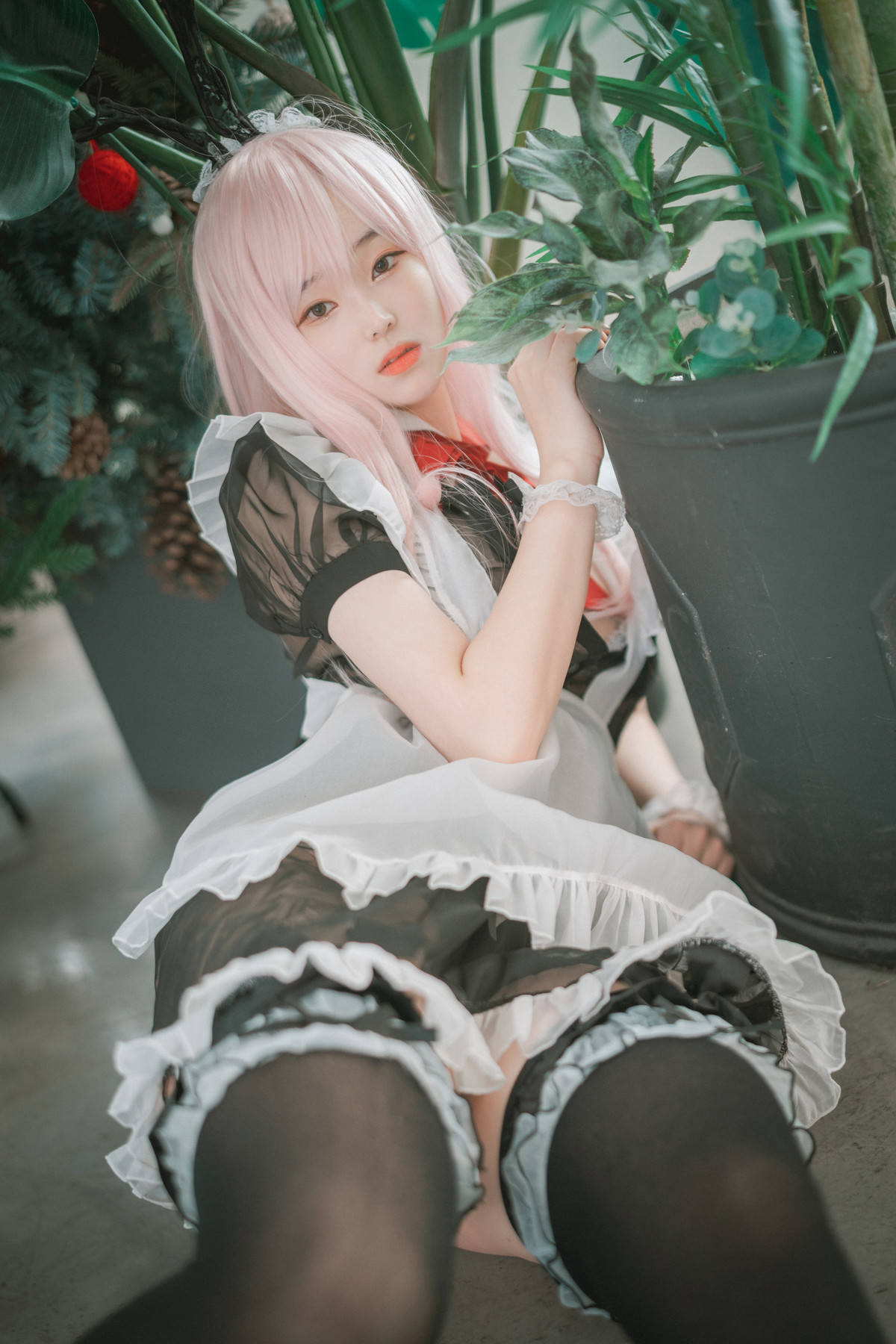 Bambi 밤비, [DJAWA] Sheer Bunny Maid 34