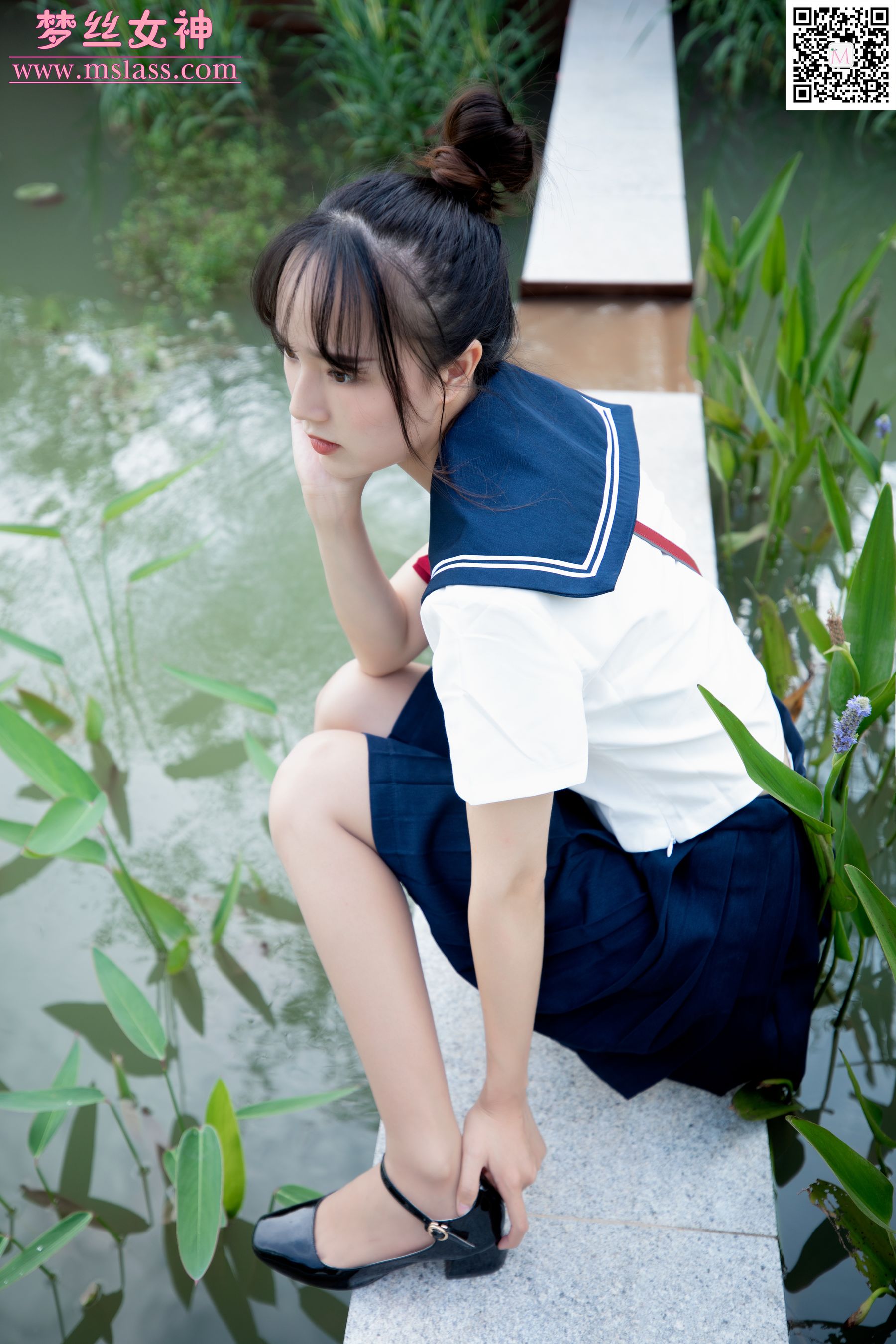 [梦丝女神MSLASS]_玥玥_JK小女神-写真图集共116P 3