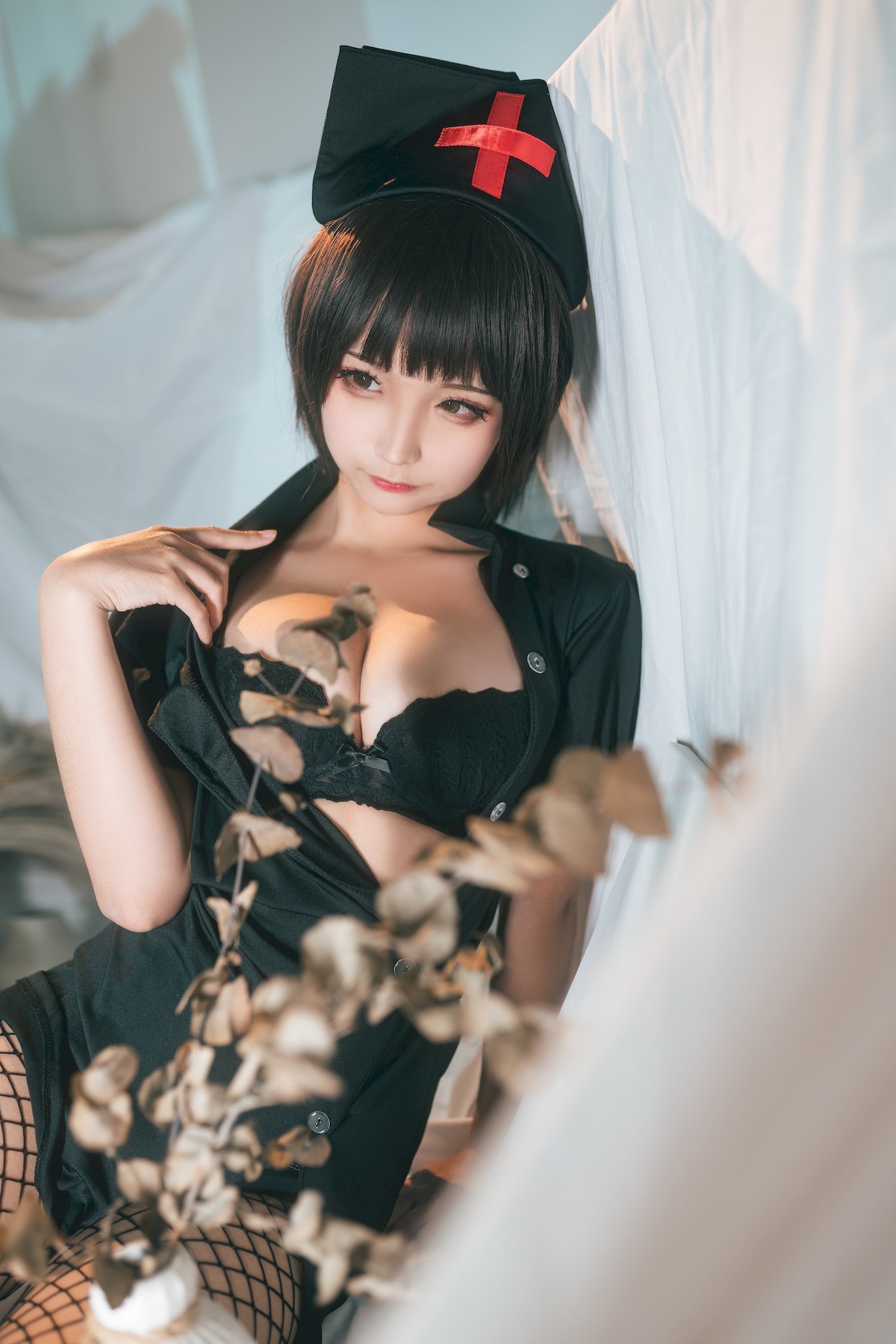 Cosplay 蠢沫沫 Chunmomo 护士 Dark Nurse 17