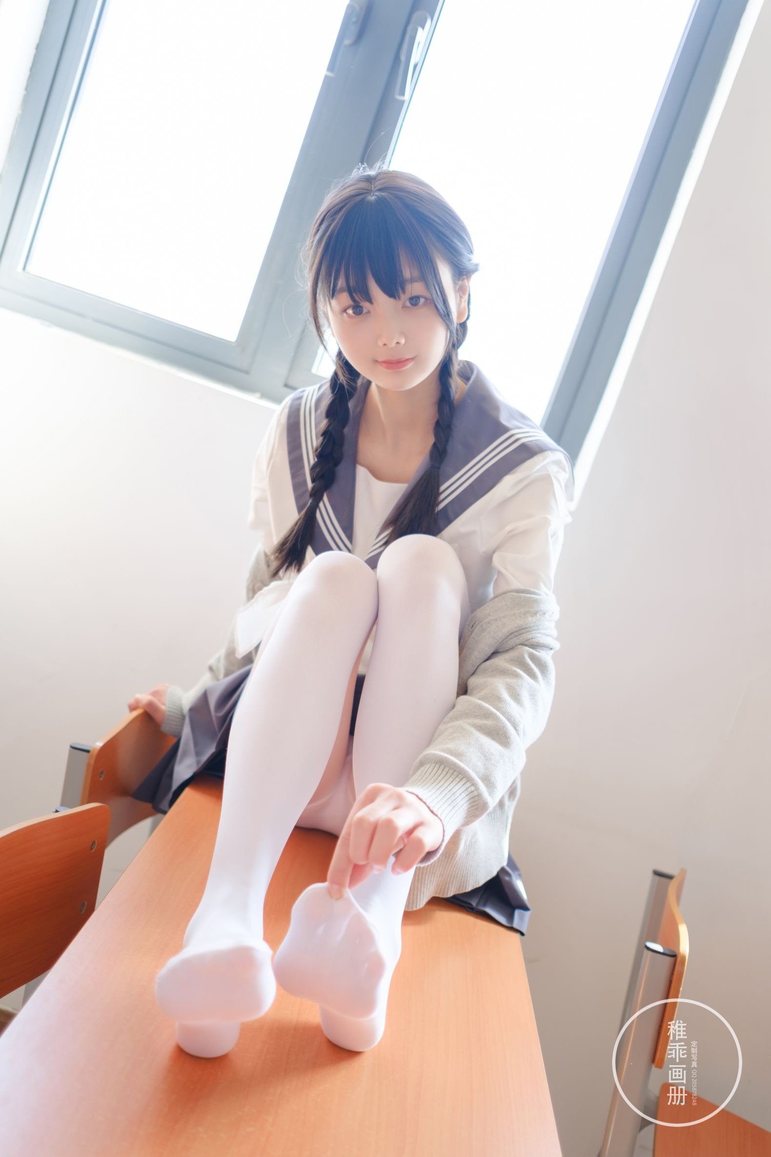 稚乖画册 - NO.05 晴空03 双马尾jk [71P1V-0.99GB] 11
