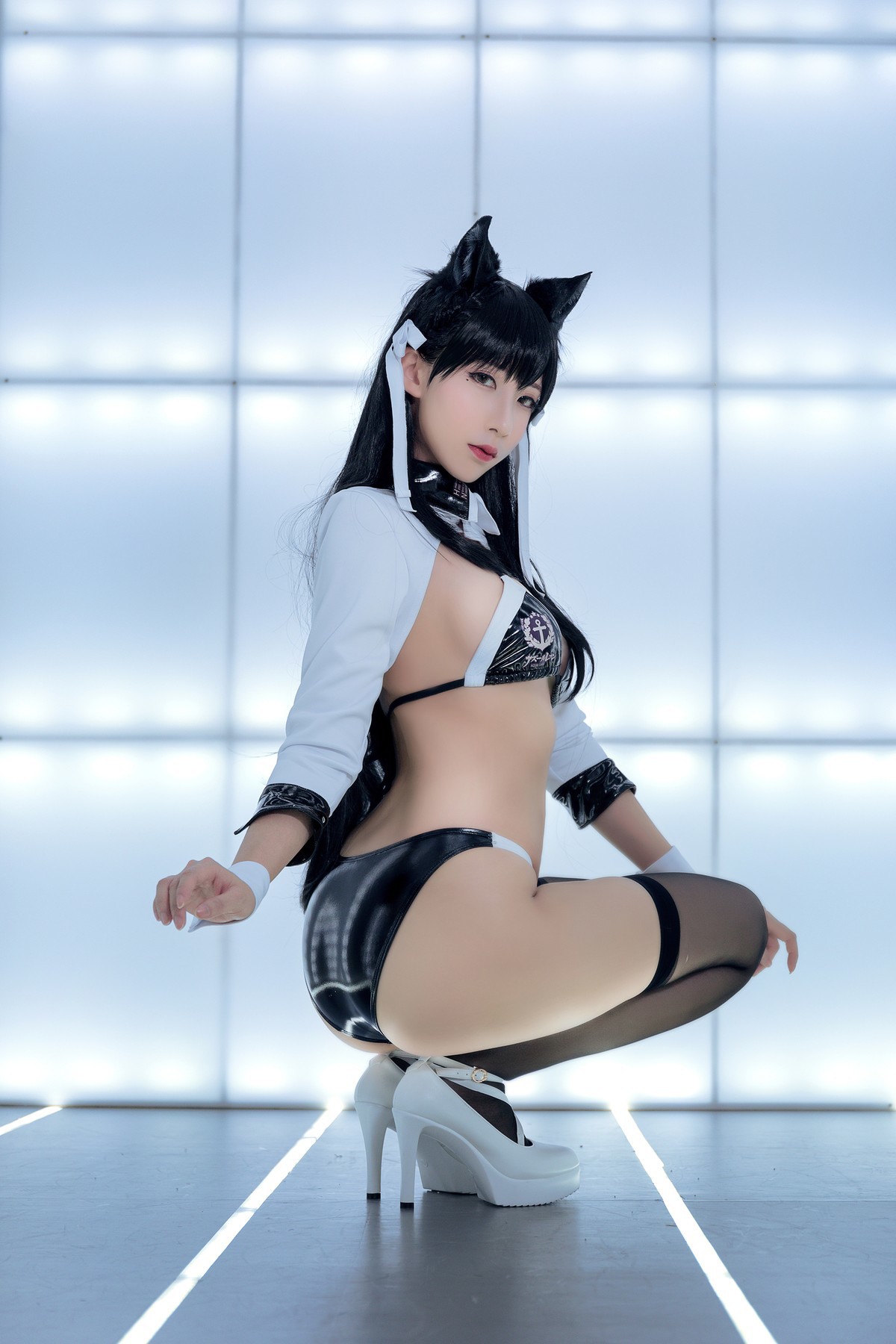 索索 Cosplay 愛宕 Atago Racing Queen Ver. 3