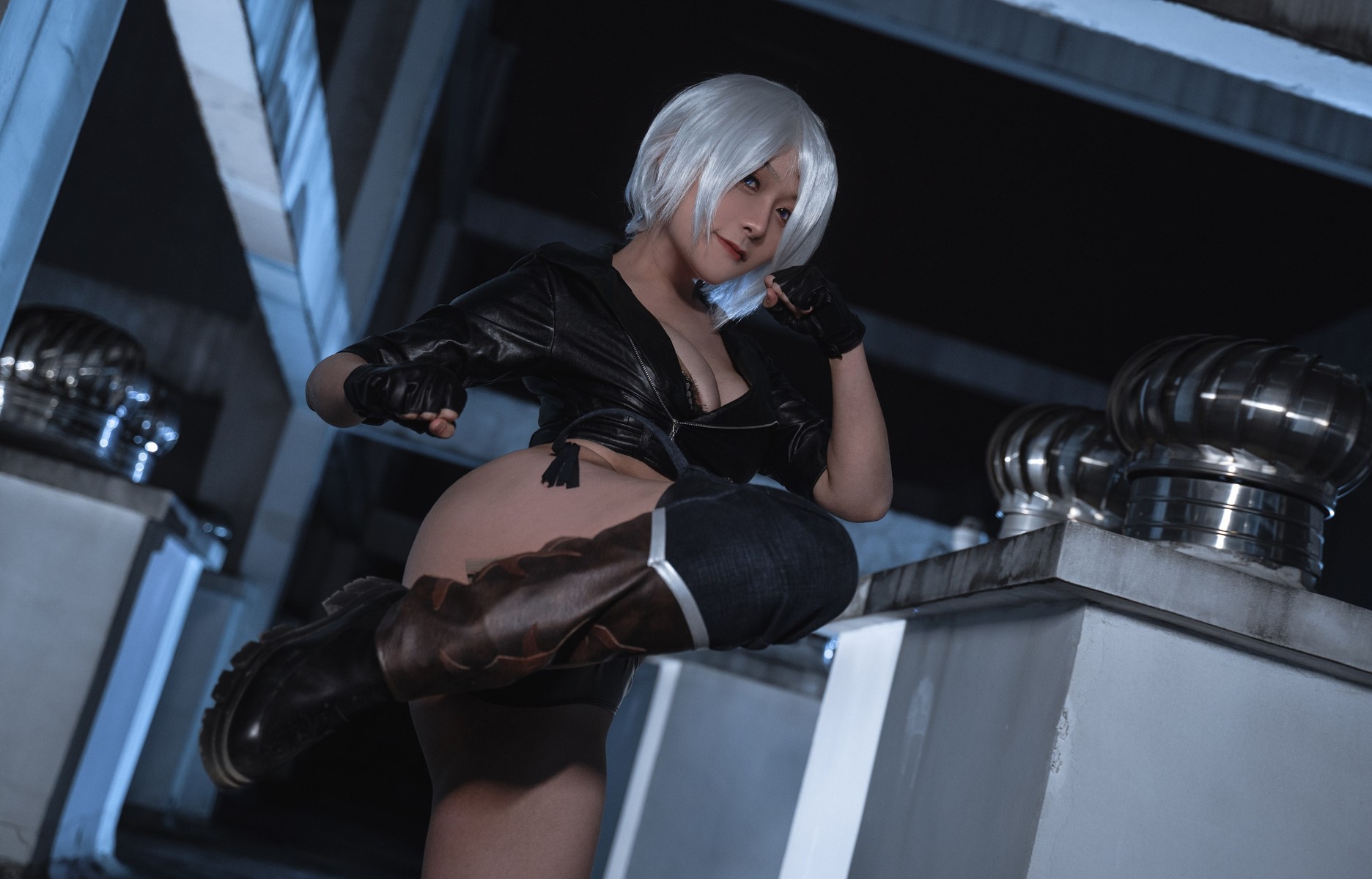 Cosplay 三刀刀Miido 拳皇安琪儿 10