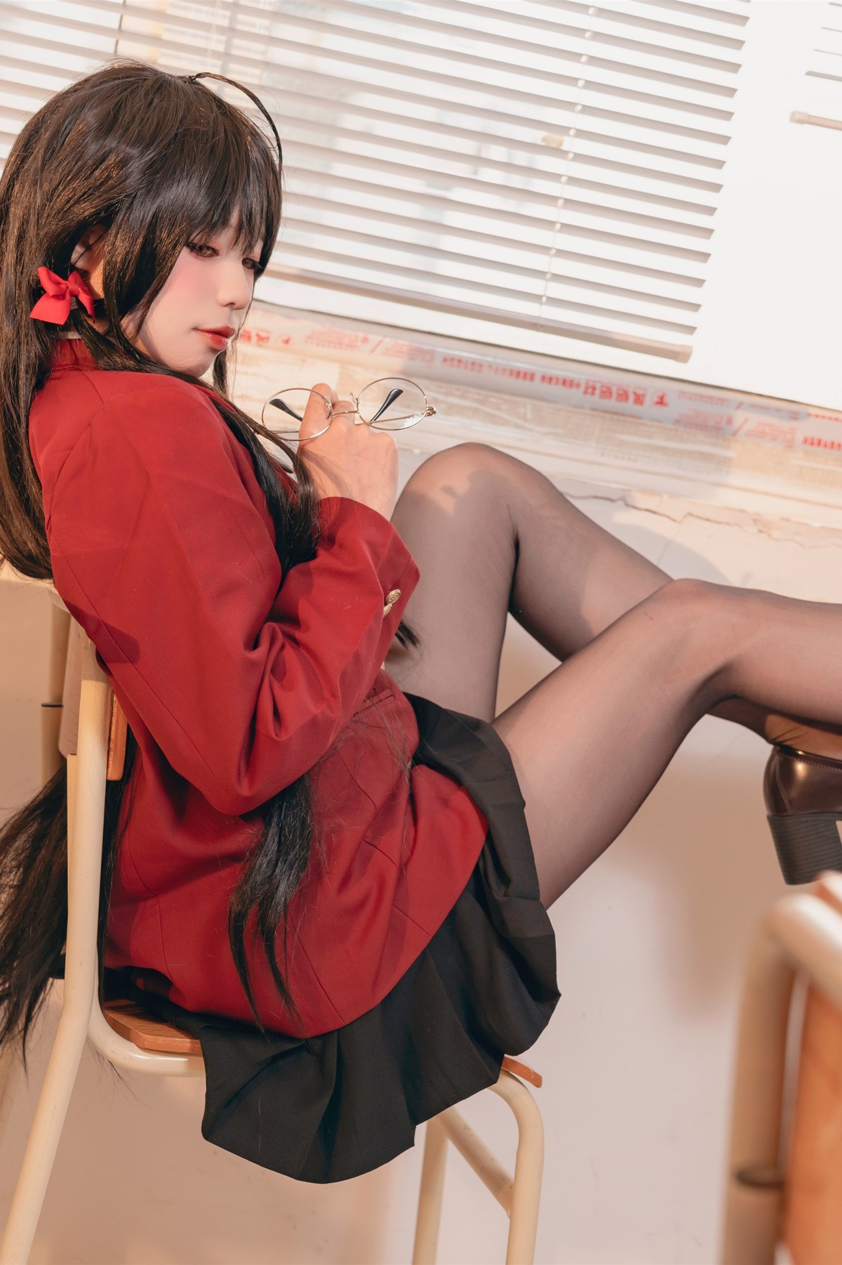 Cosplay 咬一口兔娘 风纪委员大凤 Set.01 16