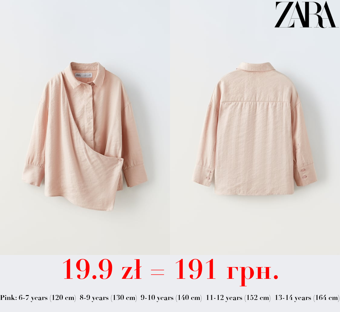 FLOWING CROSSOVER SHIRT